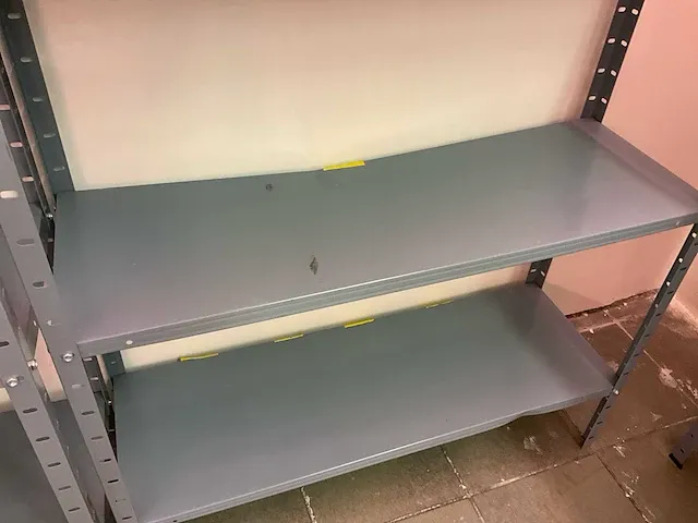Plm. 3,60 lpm. metalen opbergrekken - afbeelding 11 van  11