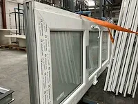 Plm. 4 diverse pvc ramen kömmerling en deur - afbeelding 6 van  7