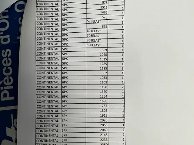 Plm 435 distributieriemen continental - afbeelding 3 van  12