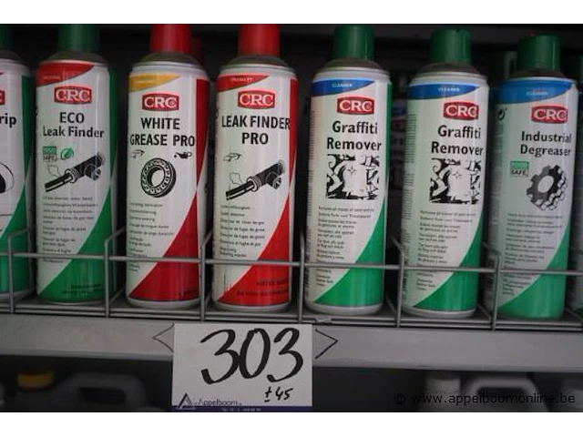 Plm 45 diverse spuitbussen wo. graffiti remover, vet - afbeelding 1 van  3