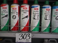 Plm 45 diverse spuitbussen wo. graffiti remover, vet - afbeelding 1 van  3