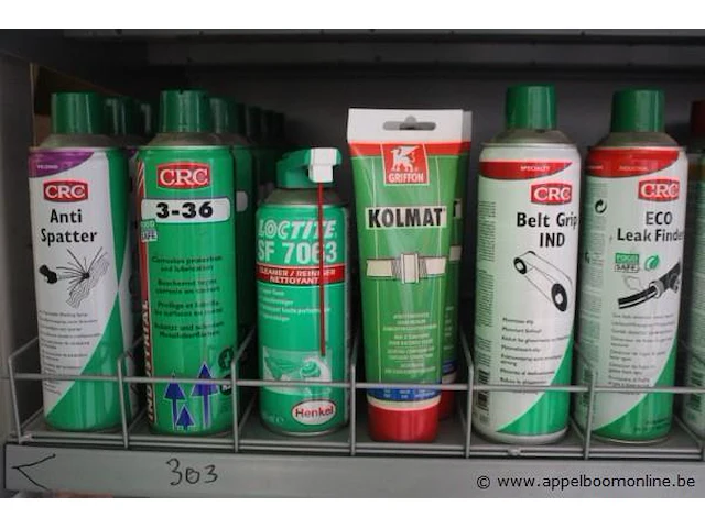 Plm 45 diverse spuitbussen wo. graffiti remover, vet - afbeelding 2 van  3