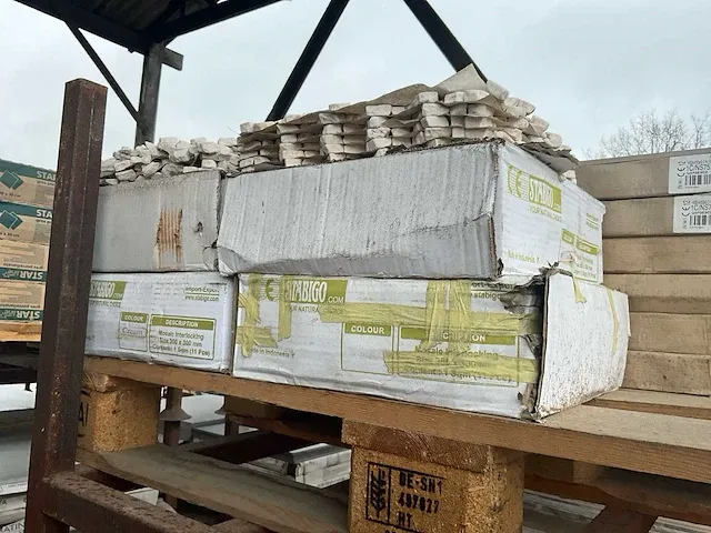 Plm 4,95 m2 met mozaïek tegels stabigo cream 30x30 cm. - afbeelding 6 van  6