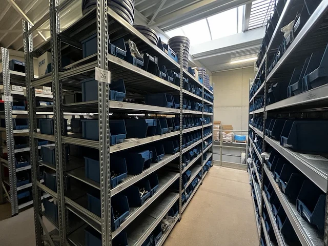Plm 4lm alu magazijnrek - afbeelding 1 van  3