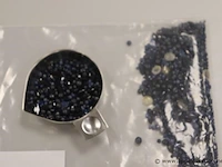 Plm 608,33ct blauwe steentjes in div cuts - afbeelding 3 van  3