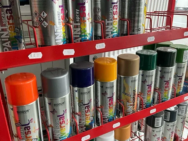 Plm 64 diverse spuitbussen verf - afbeelding 2 van  4