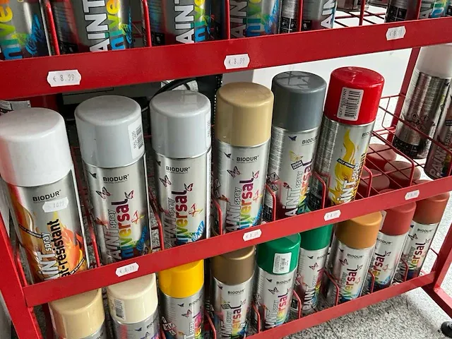 Plm 64 diverse spuitbussen verf - afbeelding 4 van  4