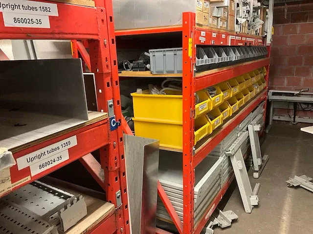 Plm 6,80 lm metalen magazijnstelling - afbeelding 2 van  4