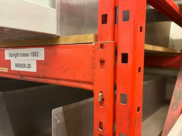 Plm 6,80 lm metalen magazijnstelling - afbeelding 3 van  4