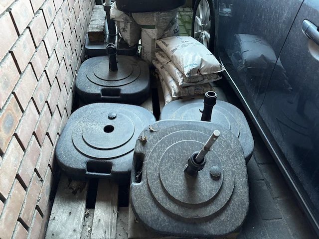 Plm 7 div. pvc parasol voeten - afbeelding 3 van  4