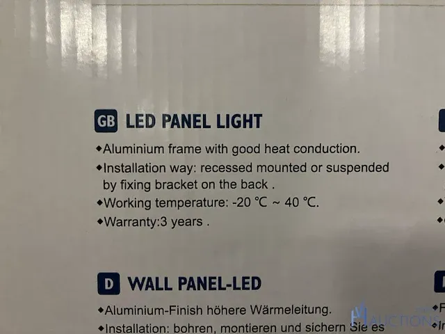 Plm 7 led-panellights aigostar - afbeelding 3 van  4