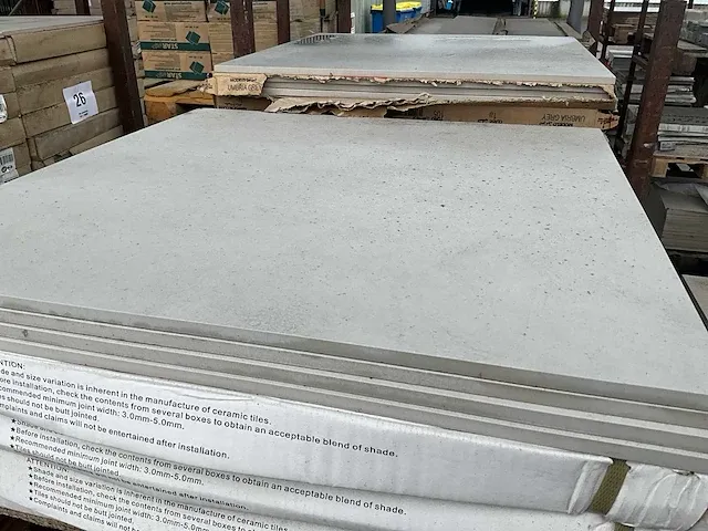 Plm 7,20 m2 porseleinen tegels 60x60 cm - afbeelding 1 van  4