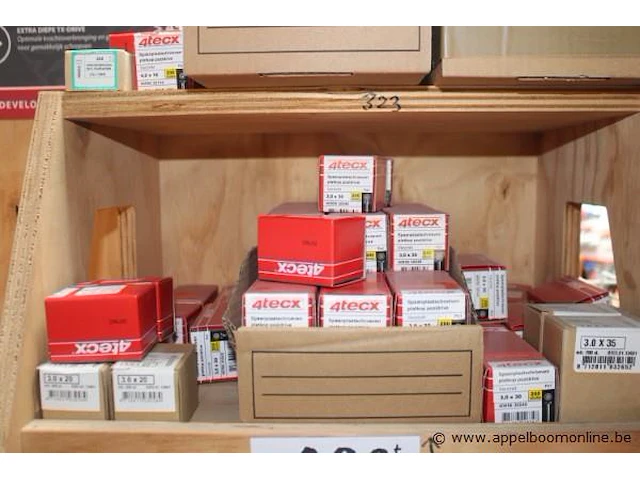Plm 75 dozen diverse schroeven 4tecx - afbeelding 2 van  3