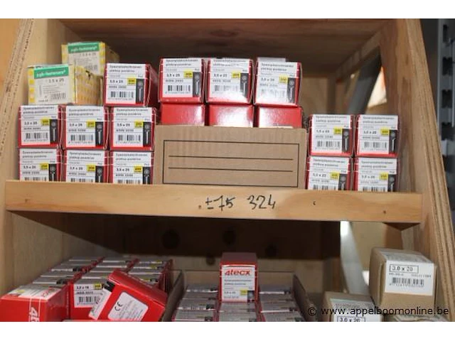 Plm 75 dozen diverse schroeven 4tecx - afbeelding 2 van  3