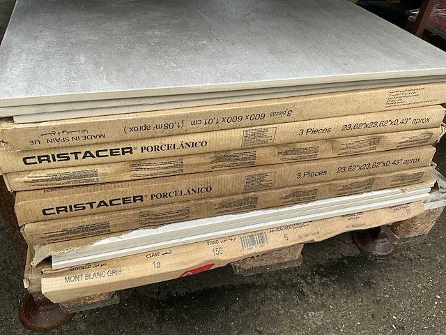 Plm 9,72 m2 porseleinen tegels cristacer 60x60 cm - afbeelding 5 van  5