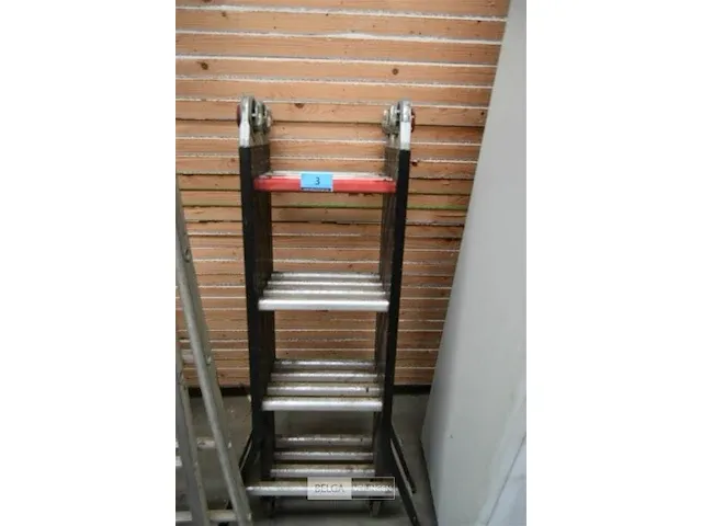 Plooi ladder 4 x 1,20 cm - afbeelding 2 van  2