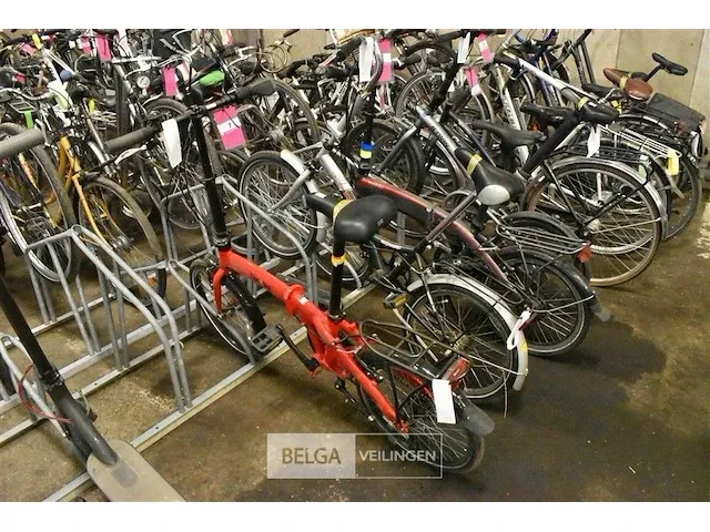 Plooifiets takashi rood - afbeelding 1 van  3