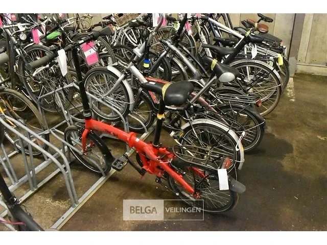 Plooifiets takashi rood - afbeelding 3 van  3