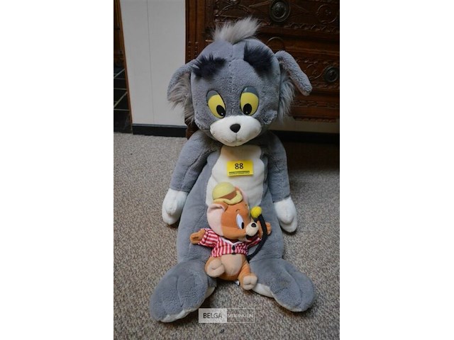 Pluchen beren, tom en jerry - afbeelding 1 van  3