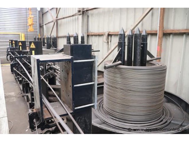 Pluristar 16/4 betonstaal in coils dubbelbuigmachine, bj 2022/23, draadia bereik 6/16mm, automatische draadwisseling, rollenrichtgroepen pc gestuurd, vol auto buigautomaat - afbeelding 7 van  10