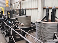 Pluristar 16/4 betonstaal in coils dubbelbuigmachine, bj 2022/23, draadia bereik 6/16mm, automatische draadwisseling, rollenrichtgroepen pc gestuurd, vol auto buigautomaat - afbeelding 8 van  10