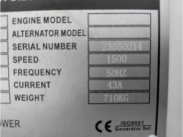 Plus power 30kva - diesel noodstroomaggregaat - 2023 - afbeelding 3 van  19