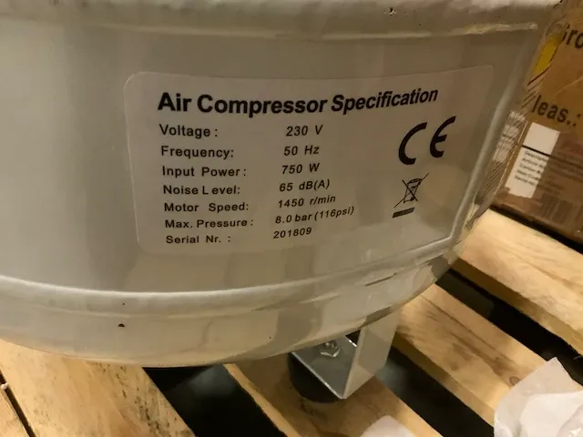 Pneukraft pac035p0750sdd-eu 1 silent luchtcompressor olievrij - afbeelding 6 van  6