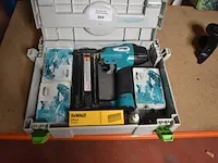 Pneumatisch nagelpistool hewi tools in koffer, 3 doosjes nagels - afbeelding 1 van  4