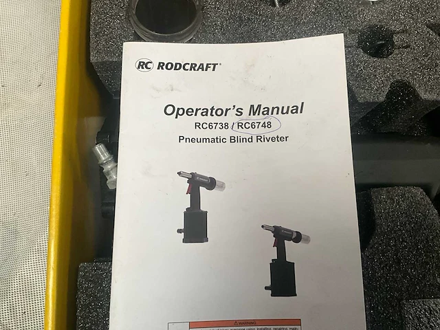 Pneumatisch rivetteertoestel rodcraft rc6748 - afbeelding 4 van  6