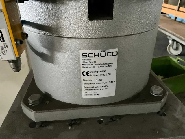 Pneumatische ponsmachine schüco 280 226 - afbeelding 4 van  5