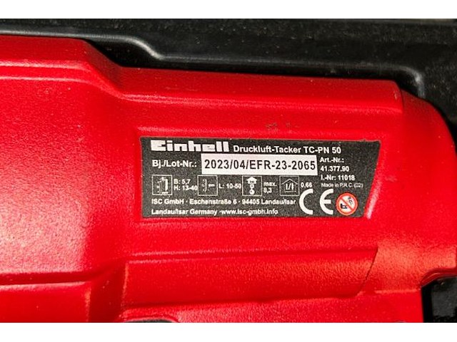 Pneumatische tacker einhell - afbeelding 4 van  5