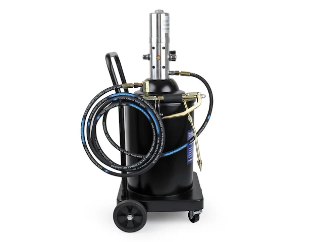 Pneumatische vetspuit 15 liter profi accu vetspuit automatisch - afbeelding 1 van  8
