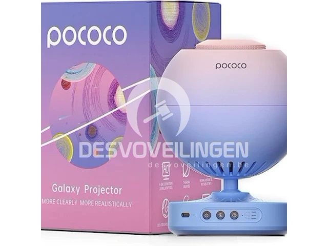 Pococo galaxy lite star projector (roze/paars) - afbeelding 1 van  6