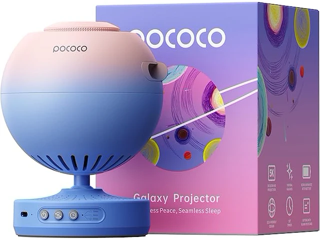 Pococo galaxy lite star projector (roze/paars) - afbeelding 1 van  2