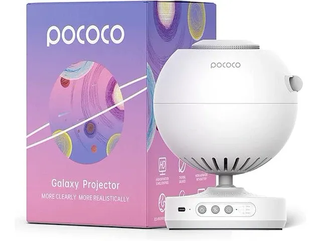 Pococo galaxy lite star projector (wit) - afbeelding 1 van  5