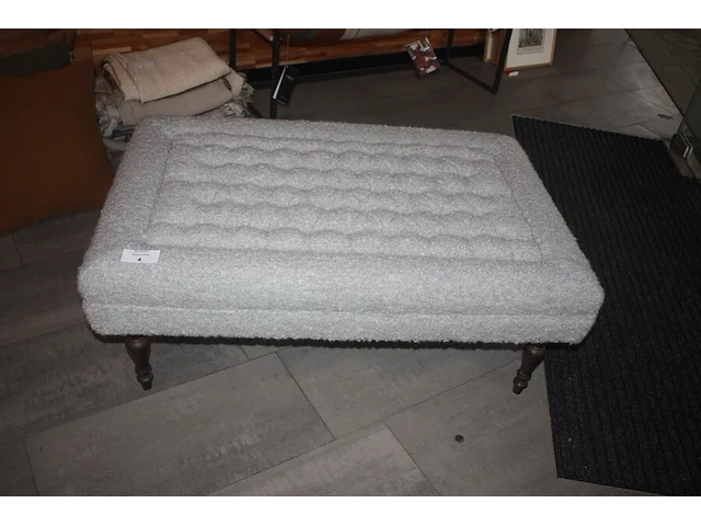 Poef nobilis, plaid libeco, 2 kussens libeco (10,12,31) - afbeelding 5 van  6