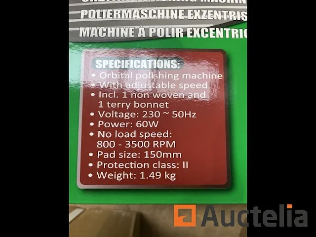 Poetsmachine excentrisch - afbeelding 3 van  3