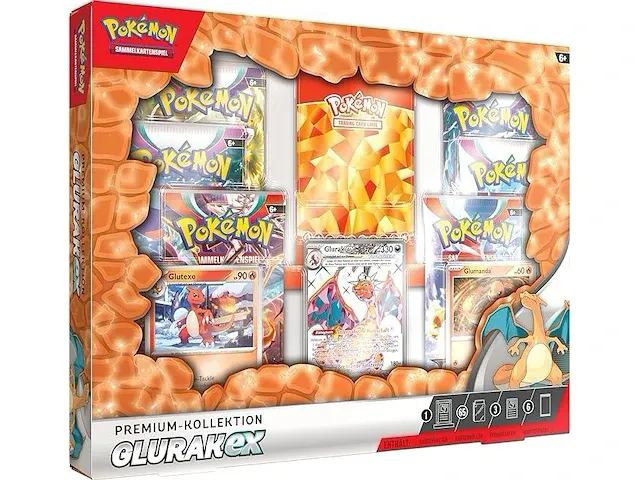 Pokémon - verzamelkaartspel collectie glurak-ex - afbeelding 1 van  1