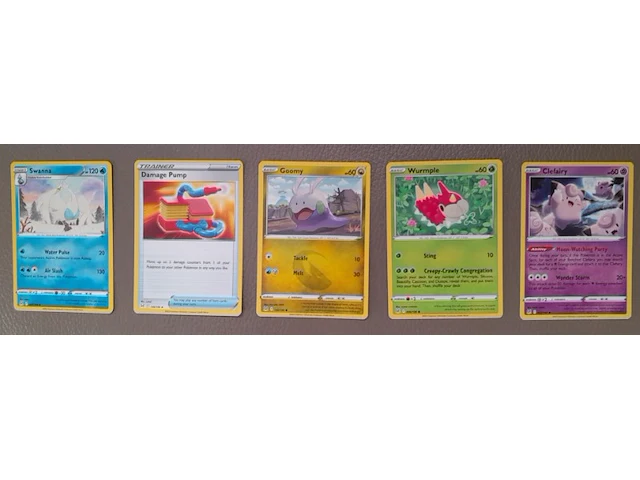 Pokémon kaarten 5 stuks - afbeelding 1 van  3