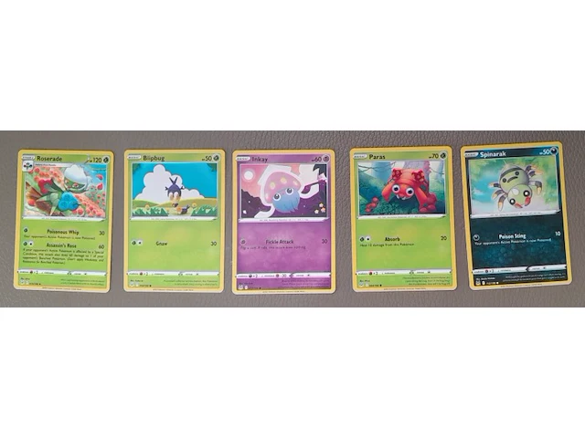 Pokémon kaarten 5 stuks - afbeelding 1 van  3