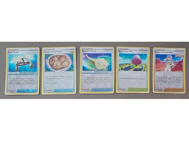 Pokémon kaarten holo 5 stuks - afbeelding 1 van  3