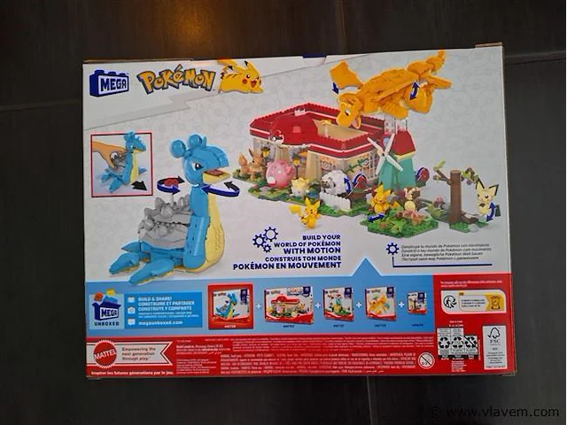 Pokémon lapras build set - afbeelding 3 van  5