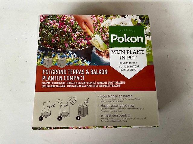 Pokon potgrond terras & balkon planten compact (50x) - afbeelding 2 van  5