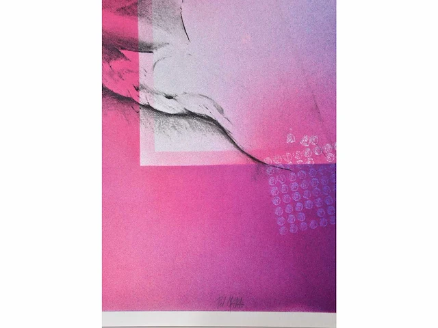 Pol mara - en observant son propre amour - litho - afbeelding 3 van  5