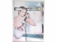 Pol mara - la joueuse de tennis - litho - afbeelding 2 van  6