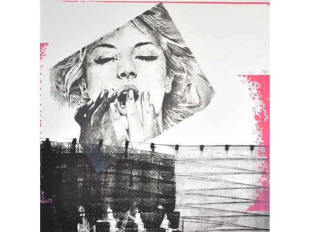 Pol mara - zeefdruk - ingelijst - afbeelding 1 van  7