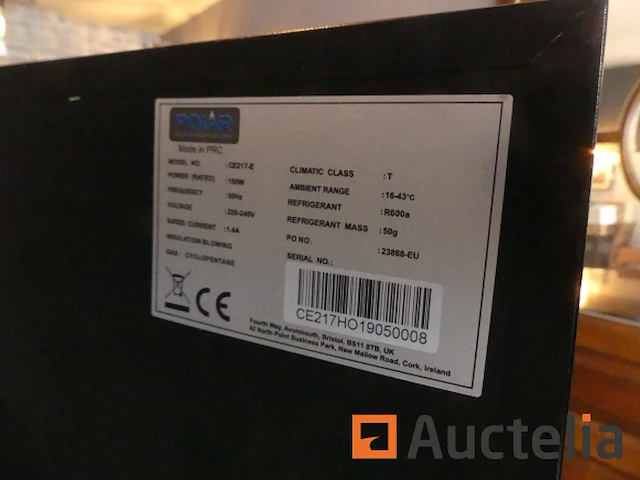 Polar koeling wijnkelder ce217-e - afbeelding 5 van  5