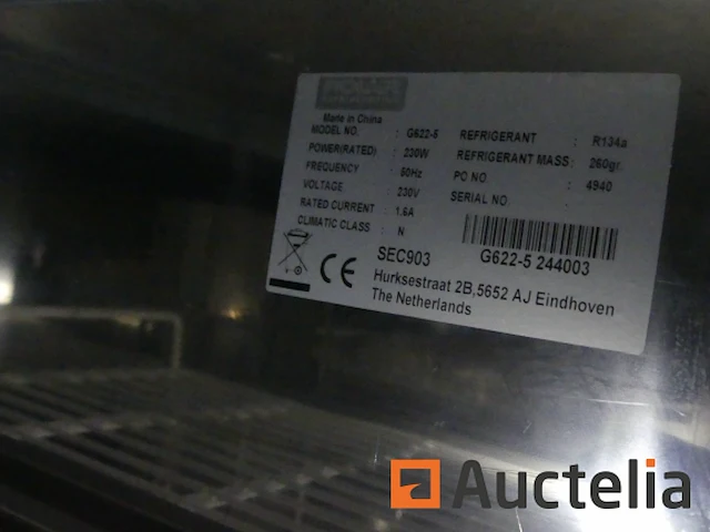 Polar refrigeration 3-deurs koelvitrine - afbeelding 3 van  4