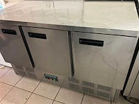 Polar sec903 / g622-5 – professionele rvs koelwerkbank (3 deuren) - afbeelding 7 van  13