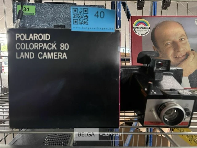 Polaroid vintage fototoestel - afbeelding 2 van  3